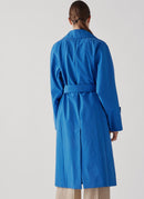 Nina Ricci - Manteau À Col À Revers - Bleu Roi - Femme