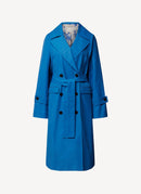 Nina Ricci - Manteau À Col À Revers - Bleu Roi - Femme