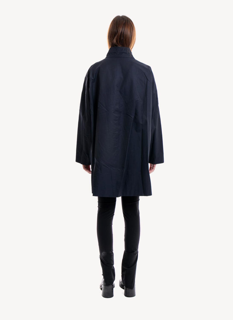 Nina Ricci - Manteau À Détails Zippés - Dark Navy - Femme