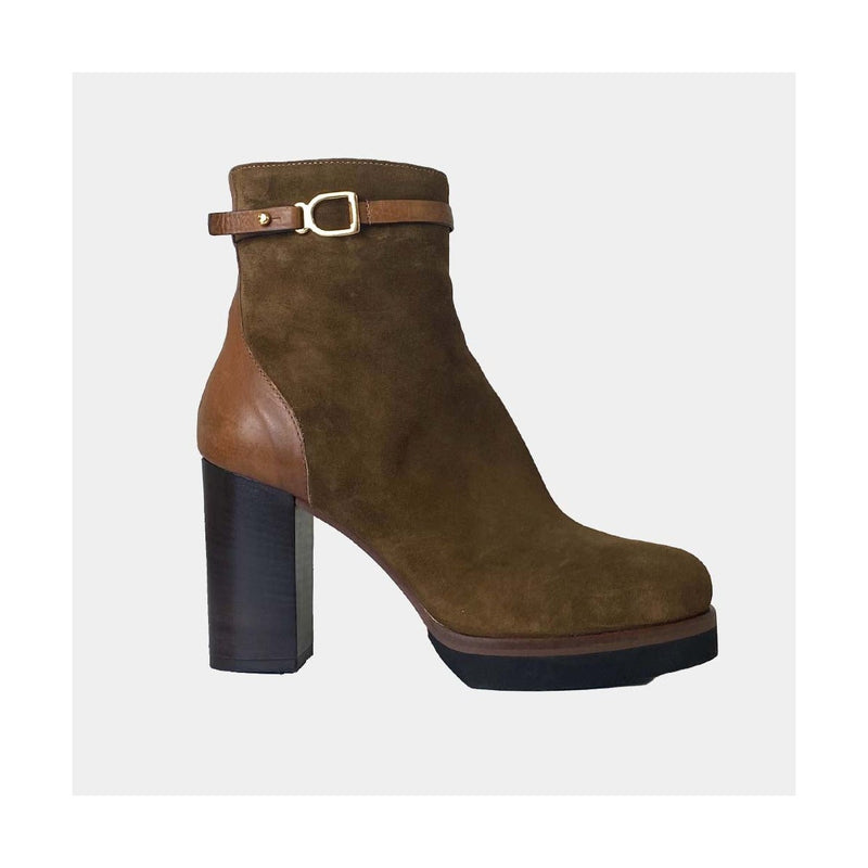 Bottines Ann Tuil Manuscrit - Camel