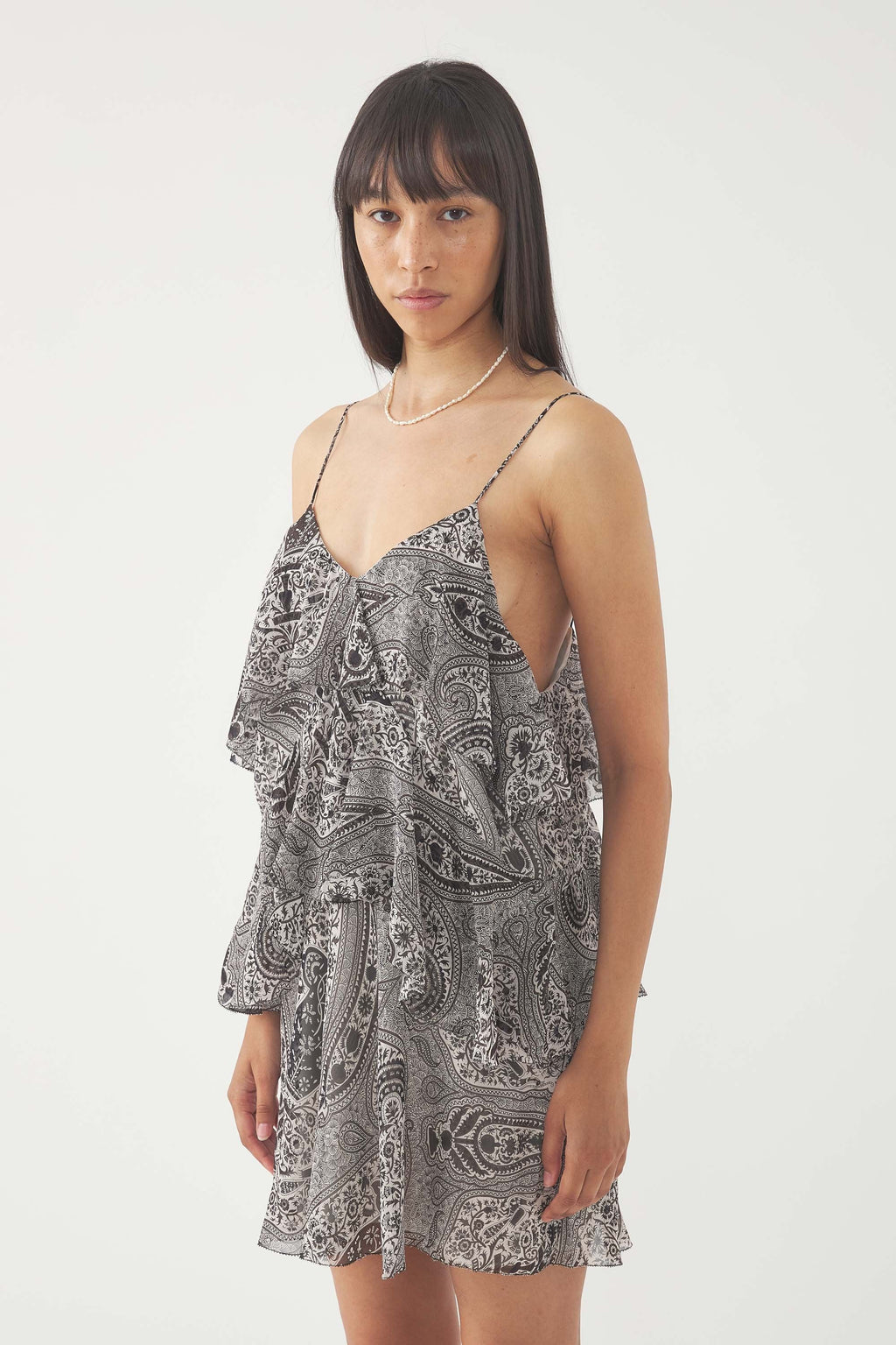 Robe Courte Marbie - Noir