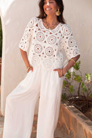MARCEL White - Crochet Top