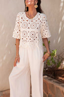 MARCEL White - Crochet Top