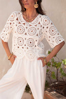 MARCEL White - Crochet Top