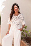 MARCEL White - Crochet Top
