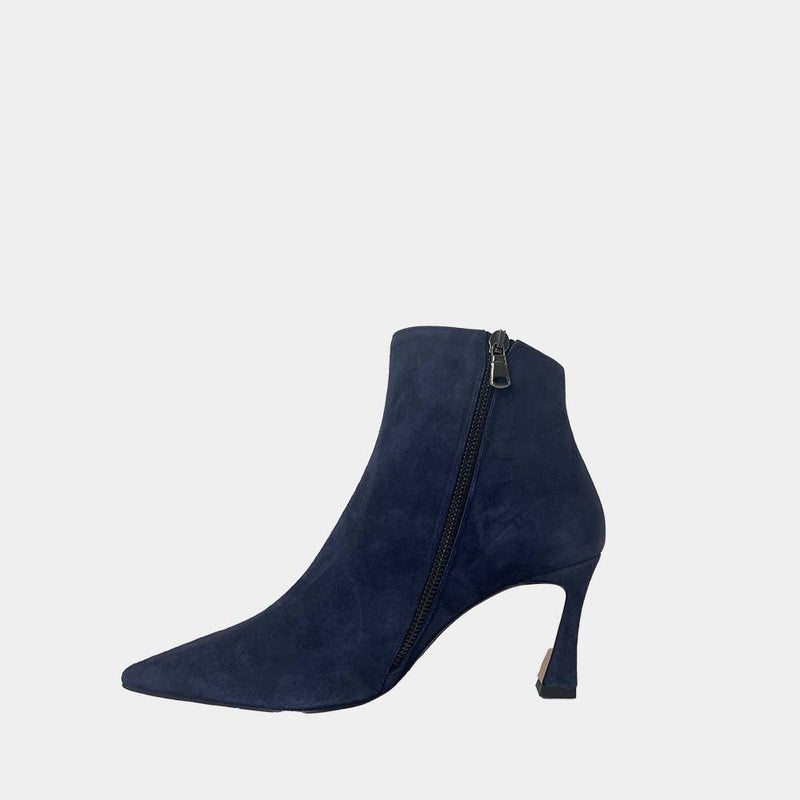 Bottines Ann Tuil Marcia-Eli705 - Velours Bleu