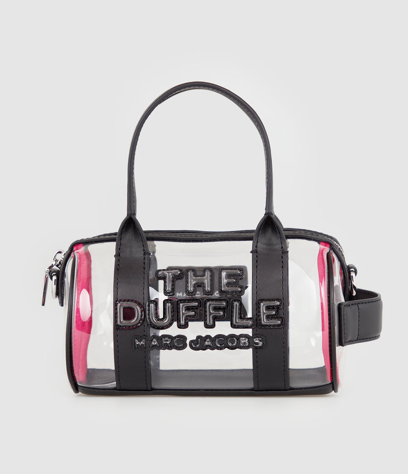 Marc Jacobs - Sac The Mini Duffle Clear Duffle Black - Femme