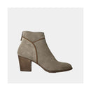 Bottines Ann Tuil Mardi - Velours Beige Clair