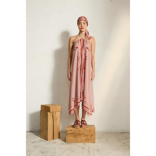 Robe Ivina Imprime Arabesque - Pink