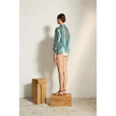 Kimono Renata Tie And Dye Etamine De Laine - Blush