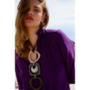 Robe Seraphine Soie - Ultra Violet