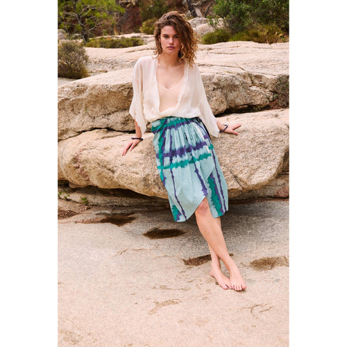 Kimono Renata Etamine De Laine - Latte