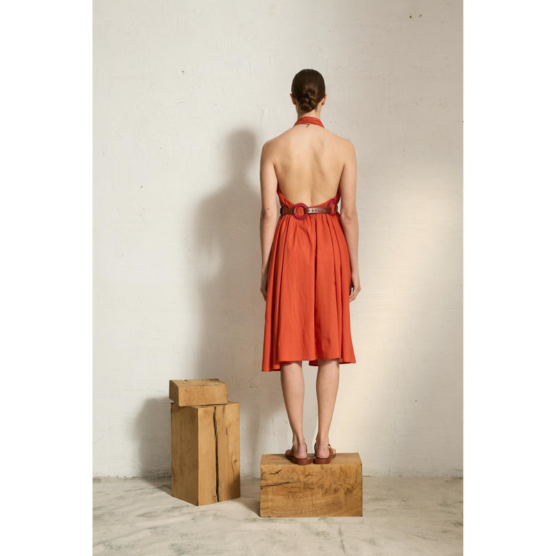 Robe Paréo Malin Mi-Long Aline - Camelia