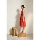 Robe Paréo Malin Mi-Long Aline - Camelia