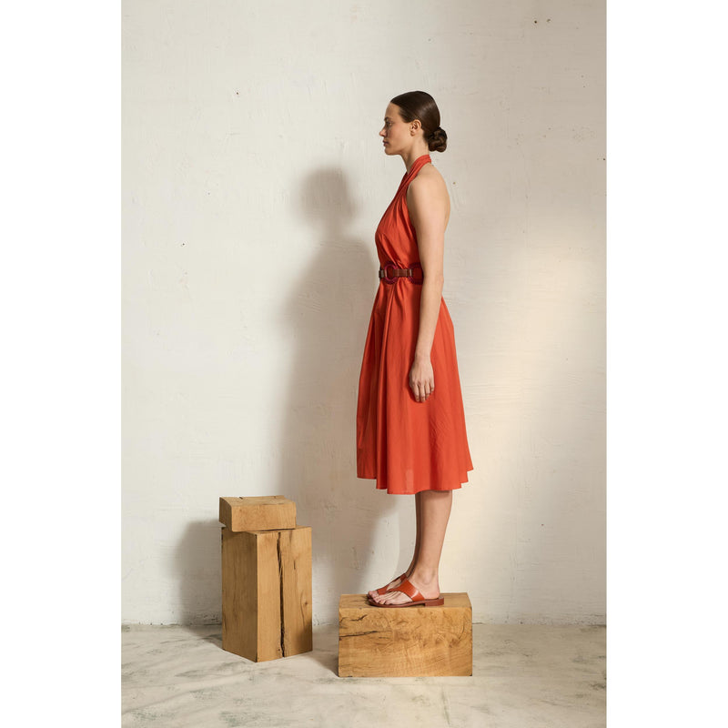 Robe Paréo Malin Mi-Long Aline - Camelia