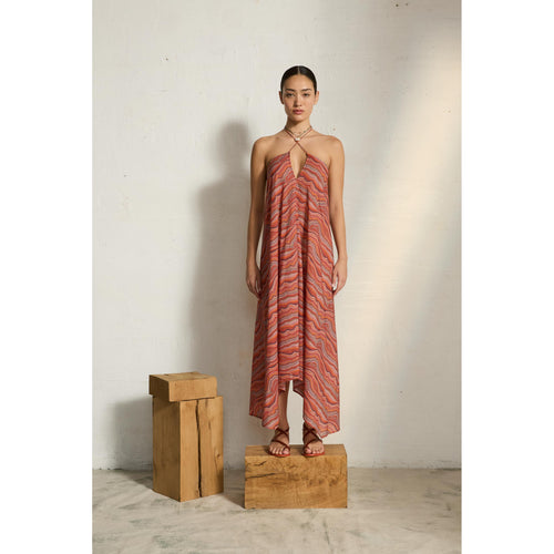 Robe Ivina Imprime Quartz