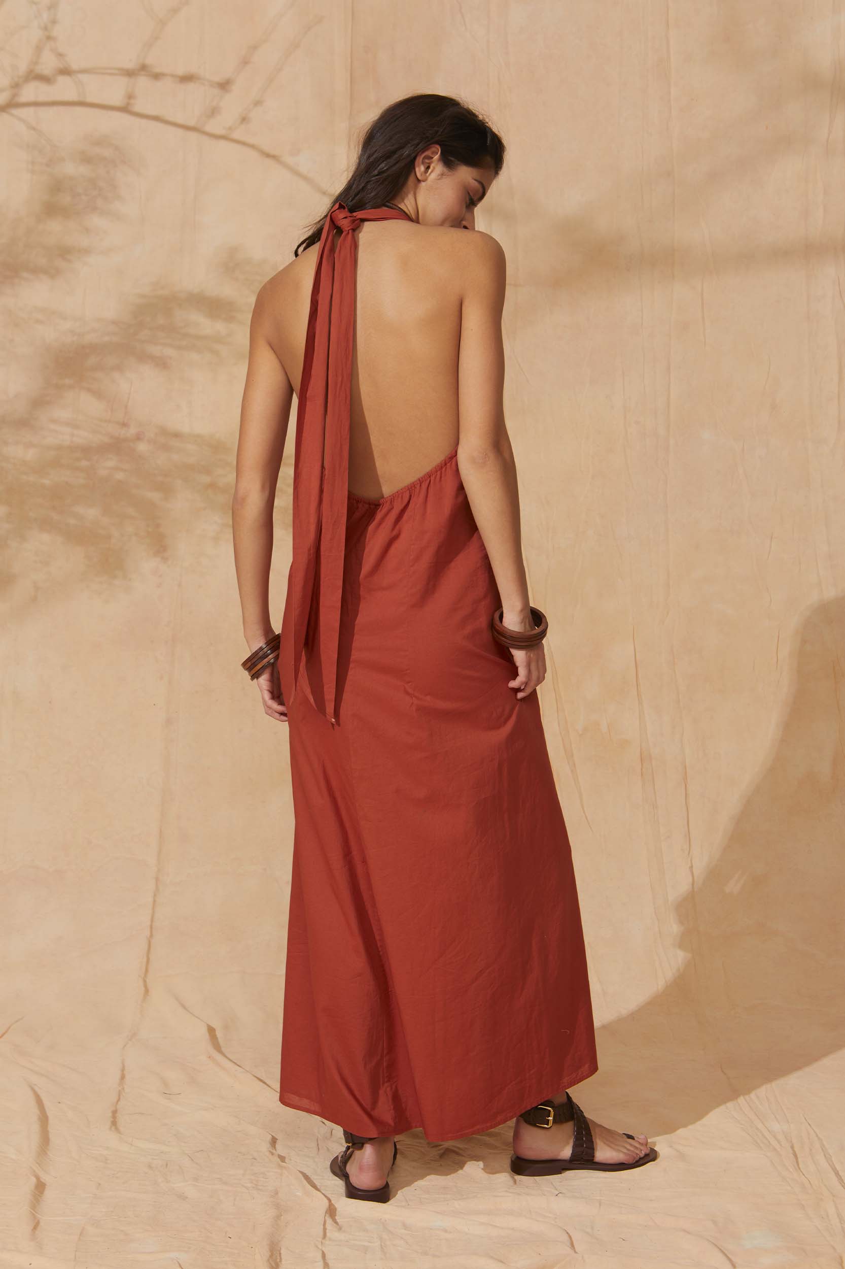 Vestido Largo Alma - Potter Clay