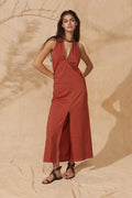Vestido Largo Alma - Potter Clay