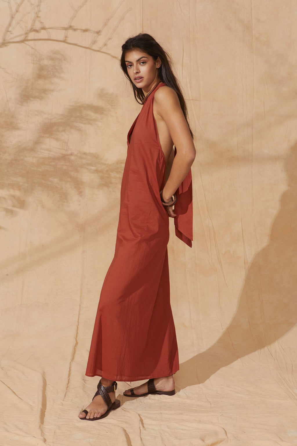 Vestido Largo Alma - Potter Clay