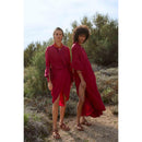 Robe Seraphine Soie - Camelia