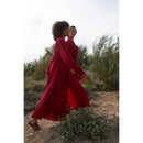 Robe Seraphine Soie - Camelia