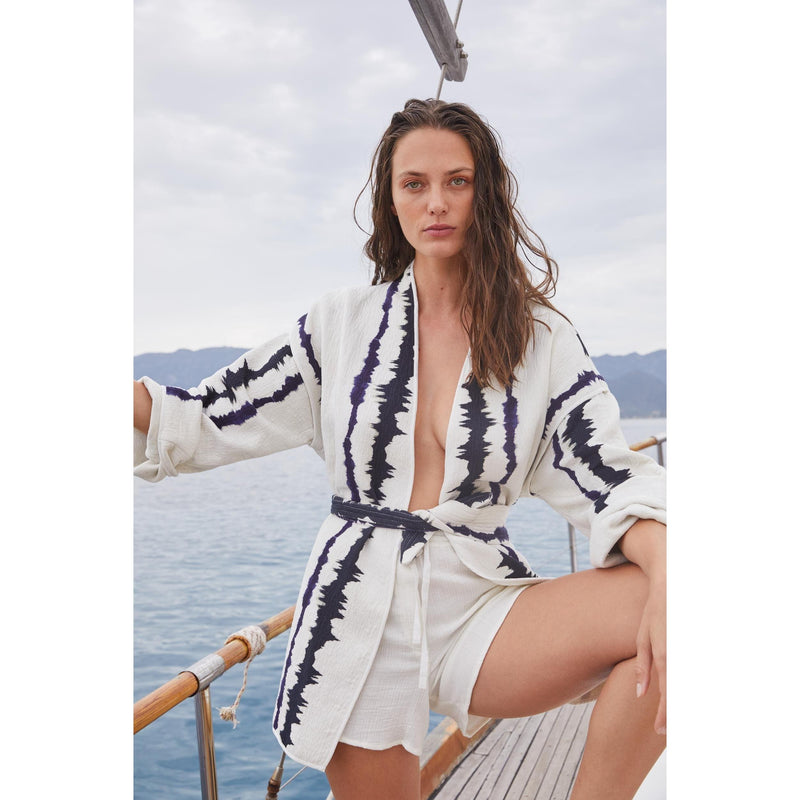 Veste Calvi Tie And Dye - White