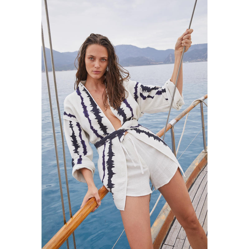 Veste Calvi Tie And Dye - White