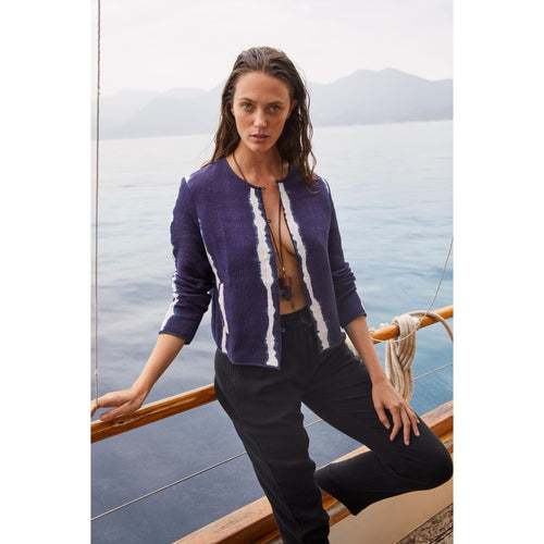 Veste Charlotte Tie And Dye - White