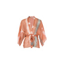Kimono Renata Tie And Dye Etamine De Laine - Blush