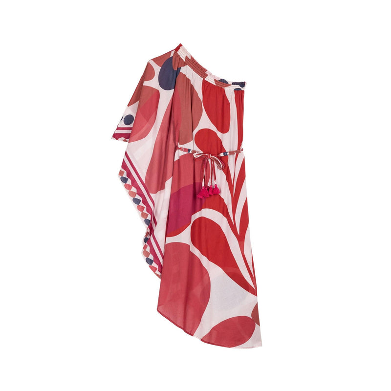 Robe Louna Imprime Riviera - Red