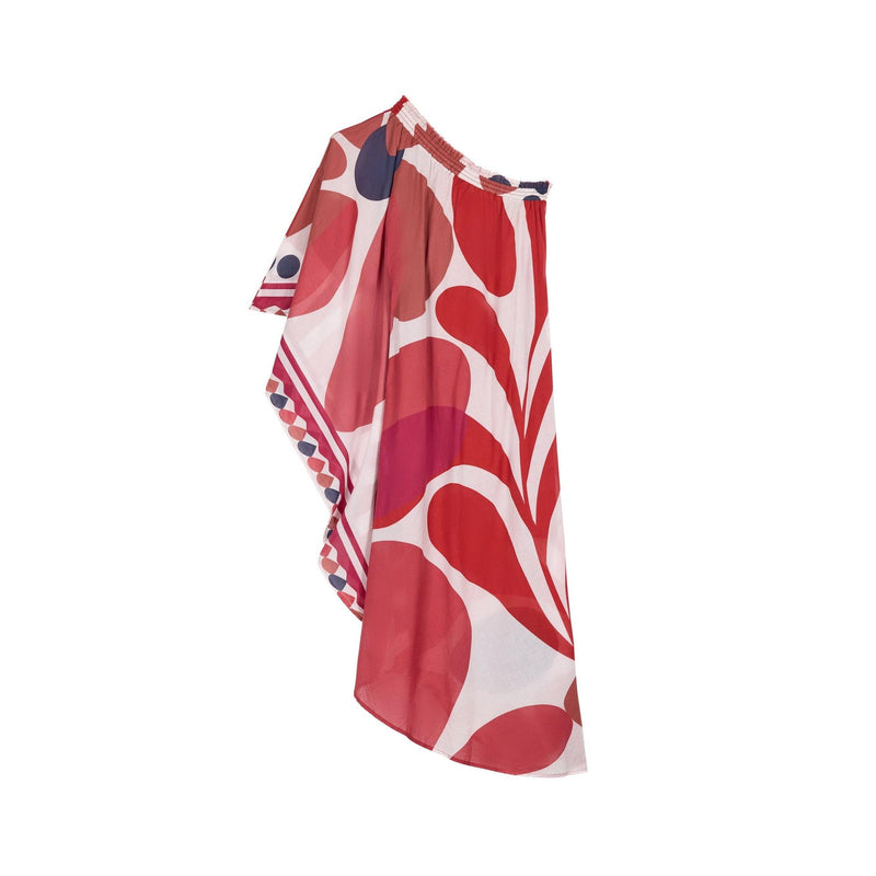 Robe Louna Imprime Riviera - Red