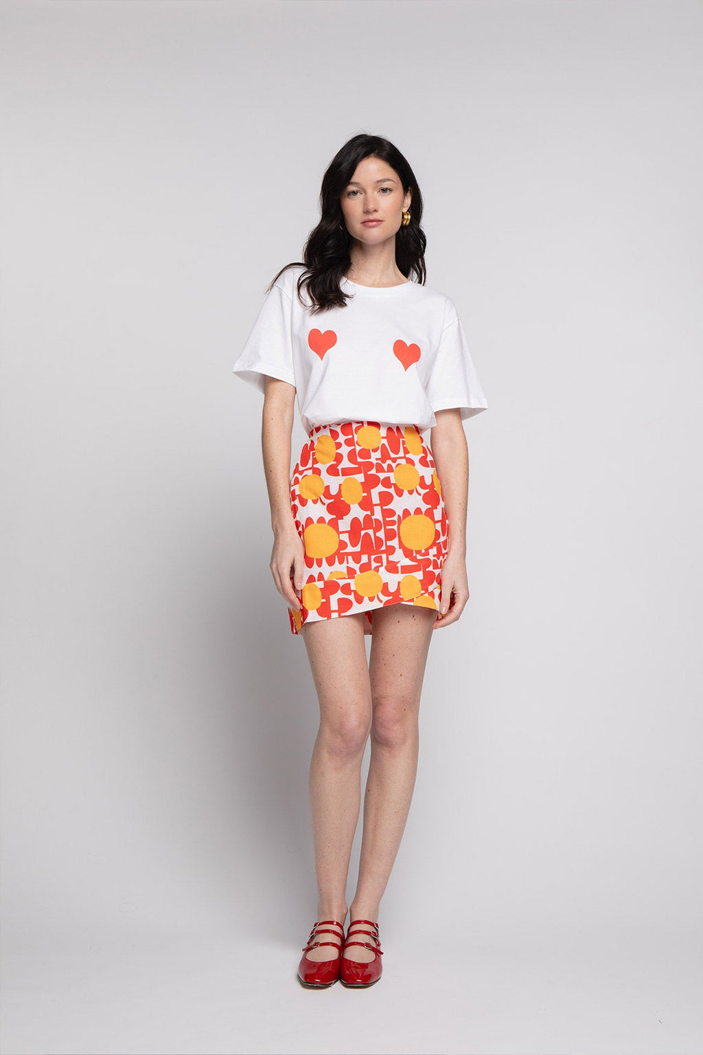 Falda Margaux Sol Rojo