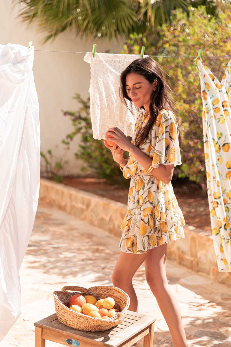 MARIA Citrons - Robe Courte