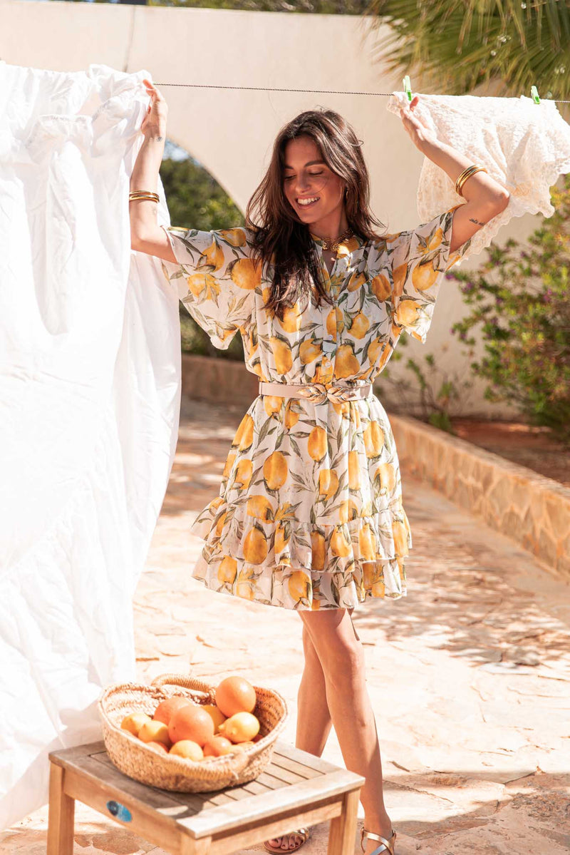 MARIA Citrons - Robe Courte
