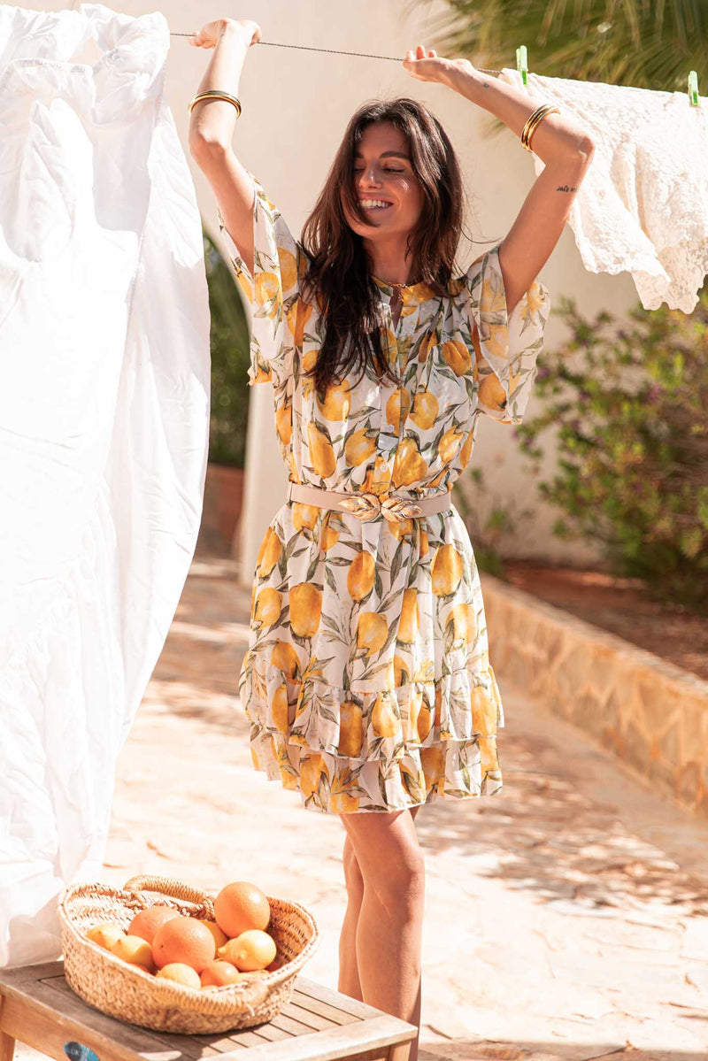 MARIA Citrons - Robe Courte