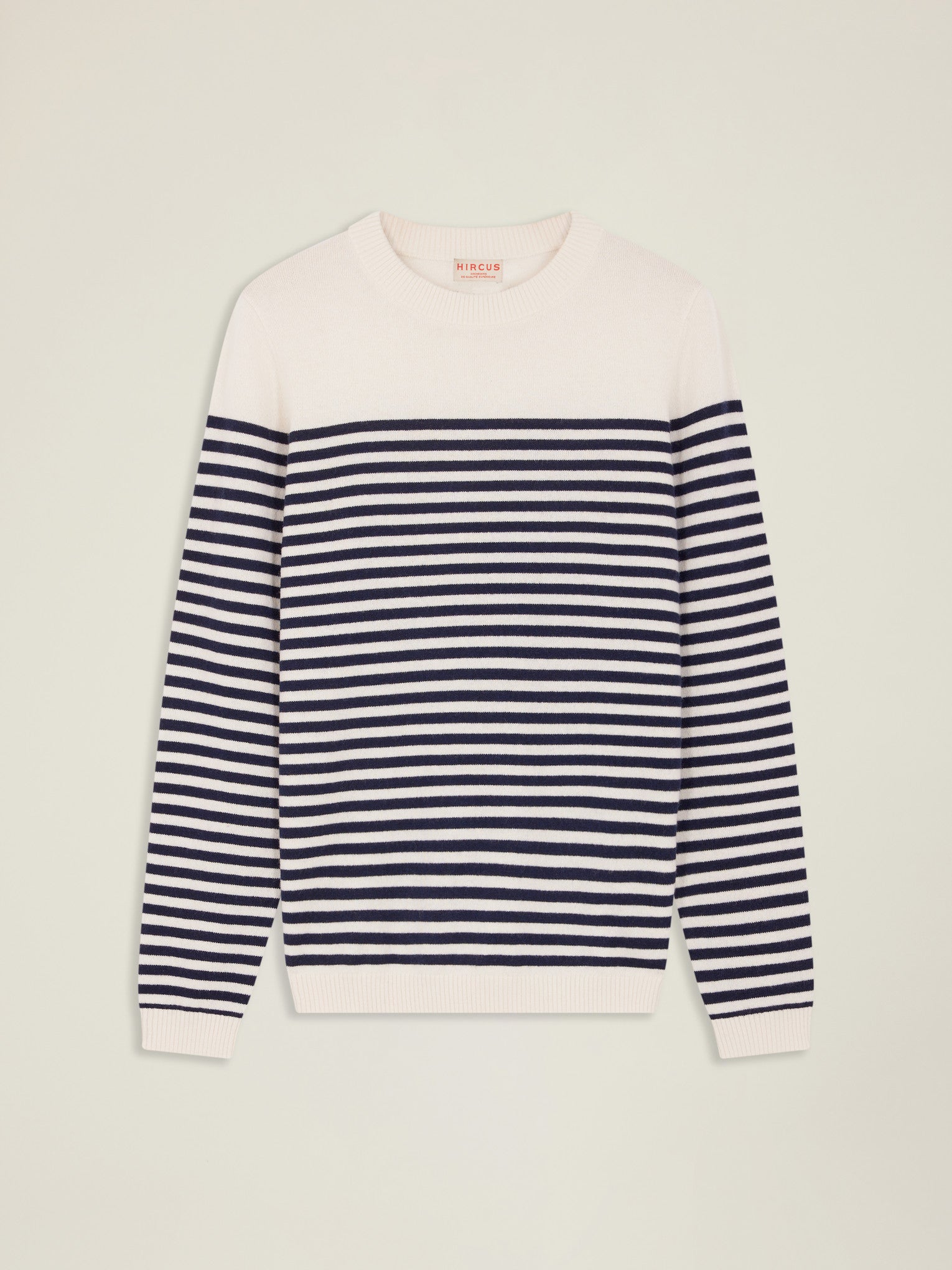 Pull Dalain - Blanc Et Navy - Homme