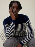 Dalain Jumper - Navy & White - Men