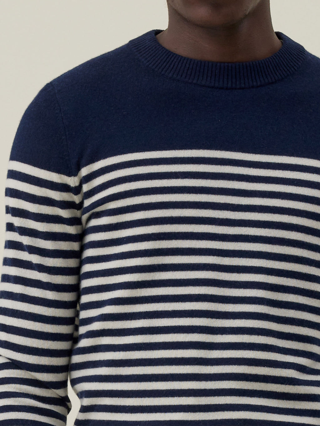 Dalain Jumper - Navy & White - Men