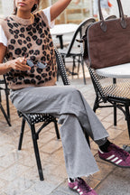 MARION Leopard - Sleeveless Jumper