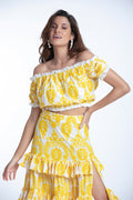Top Jenna - Bordados Amarillo