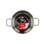 "Professionnel" - Kochtopf mit Glasdeckel - Edelstahl - 24 cm
