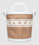 Marni - Sac Seau Raphia Écru - Femme