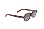 Luxury Eyewear – Lunettes De Soleil - L.G.R, lunettes de soleil marron effet écaille de tortue, verres bleus