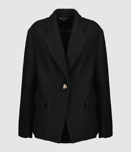 Martin Martin - Blazer Ziggy Laine Bouillie Noir - Femme