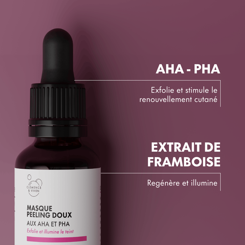Masque peeling doux - Clémence & Vivien