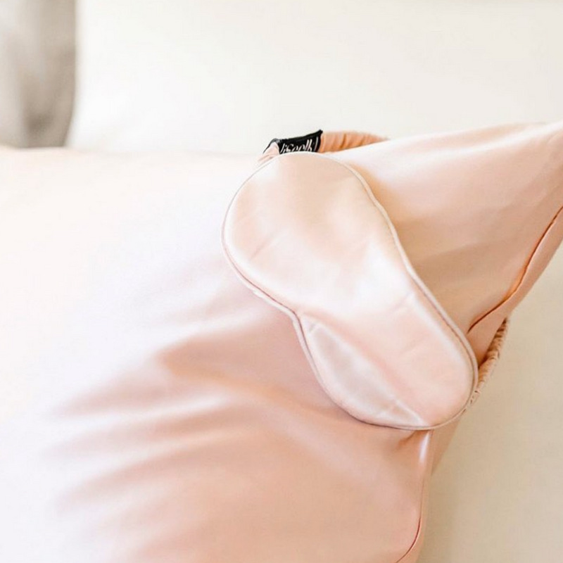 Organic Silk Sleep Mask - Pink