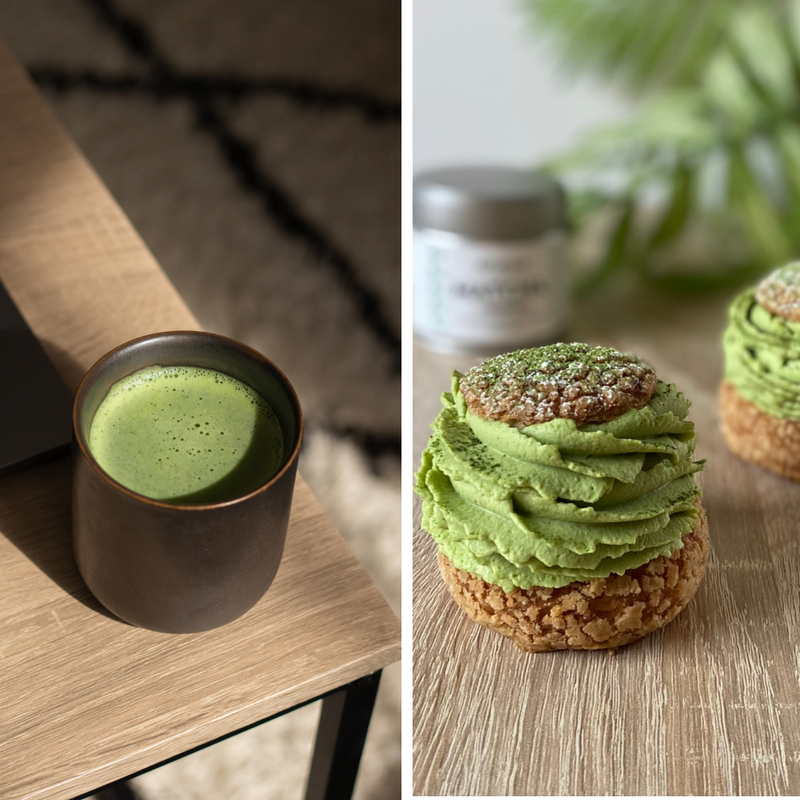matcha dessert boisson cuisine