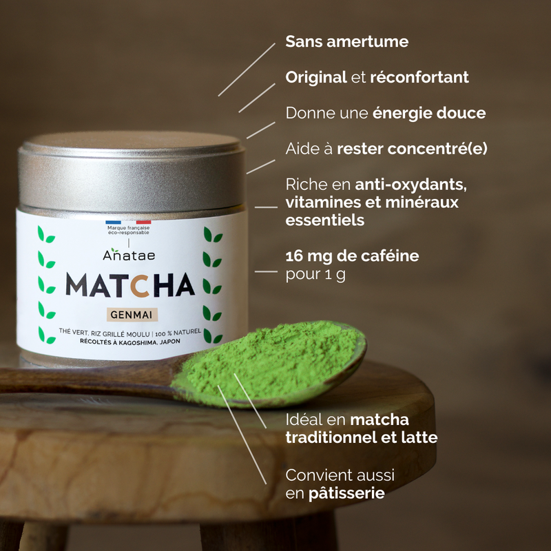 Thé Matcha Genmai Bio