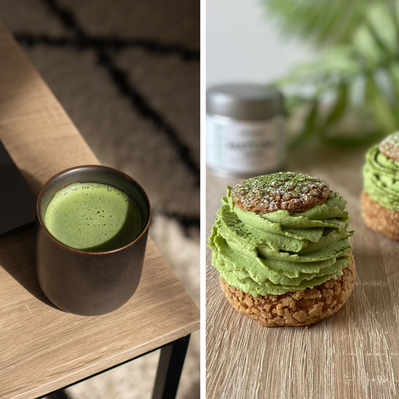 matcha latte recette