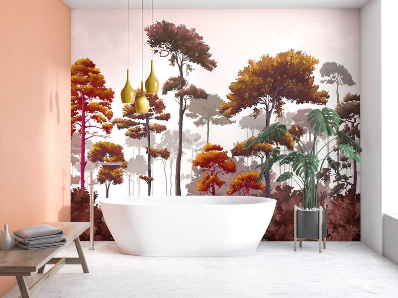 Fresque Matsu - Automne